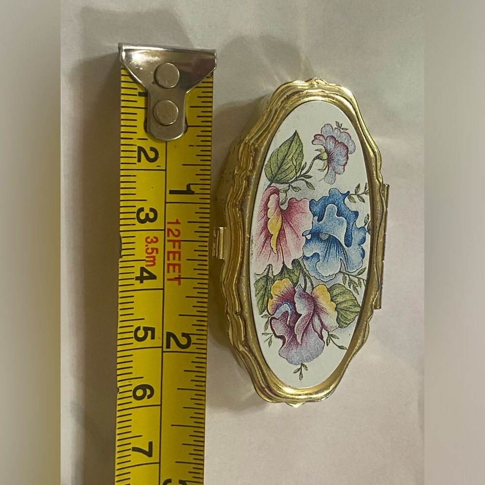 Flower Trinket Sewing Supplies Travel Box #6484 - Picture 7 of 12